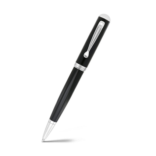 [PEN0900004000A133] Fayendra Luxury Pen Silver And Black Plated