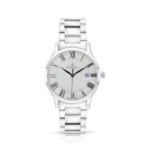 [WAT3100000MOPW099] ساعة رجالي ستانلس ستيل عيار 316 بلون فضي WHITE DIAL