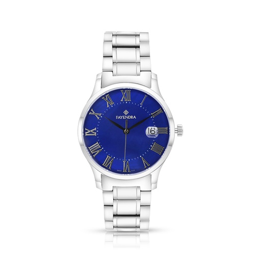 [WAT3100000BLUW099] ساعة رجالي ستانلس ستيل عيار 316 بلون فضي BLUE DIAL