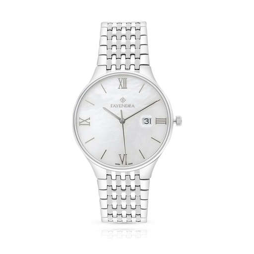 [WAT3100000MOPW105] ساعة رجالي ستانلس ستيل عيار 316 بلون فضي WHITE DIAL