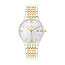 Stainless Steel 316 Watch Silver And Golden Color For Men - WHITE DIAL