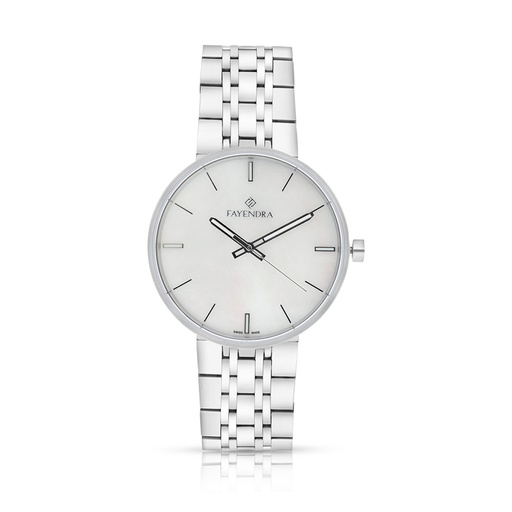 [WAT3100000MOPW116] ساعة رجالي ستانلس ستيل عيار 316 بلون فضي WHITE DIAL