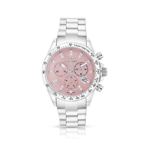 [WAT3100000PIKW117] ساعة ستانلس ستيل عيار 316 بلون فضي PINK DIAL