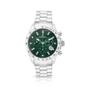 Stainless Steel 316 Watch Silver Color - GREEN DIAL