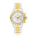 Stainless Steel 316 Watch Silver And Golden Color For Men - WHITE DIAL