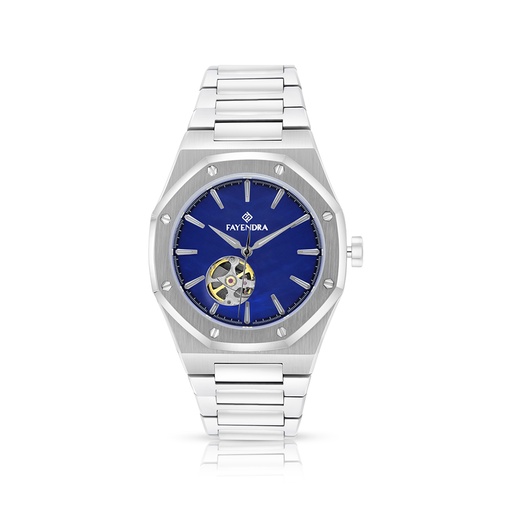 [WAT3100000BLUW119] ساعة رجالي ستانلس ستيل عيار 316 بلون فضي BLUE DIAL