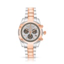 Stainless Steel 316L Watch Silver And Rose Golden Color For Men - silver metal dial 