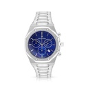 Stainless Steel 316L Watch Silver Color For Men - blue MOP dial 