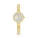 Stainless Steel 316L Watch Golden Color Embedded With White Zircon - white MOP dial 