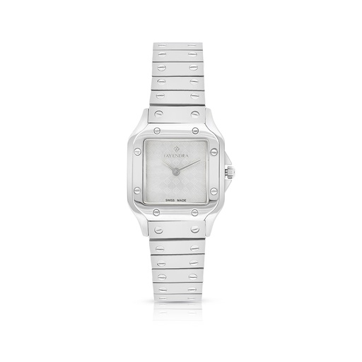 [WAT3100000SILW133] Stainless Steel 316L Watch Silver Color - silver metal dial 