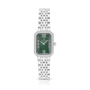 Stainless Steel 316L Watch Silver Color With White Zircon - green MOP dial 